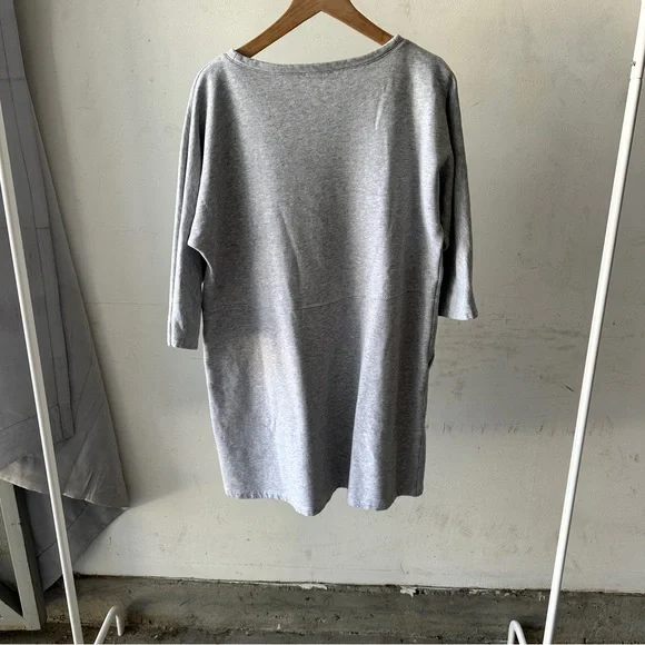 COS Heather Gray Sweatshirt Dress - Picture 3 of 7